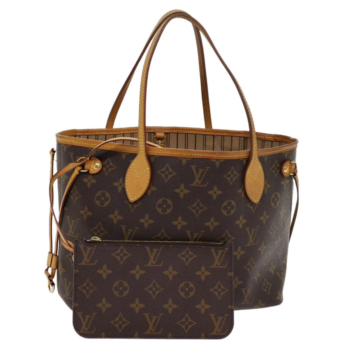 LOUIS VUITTON Monogram Neverfull PM Tote Bag M40155 LV Auth 62897A