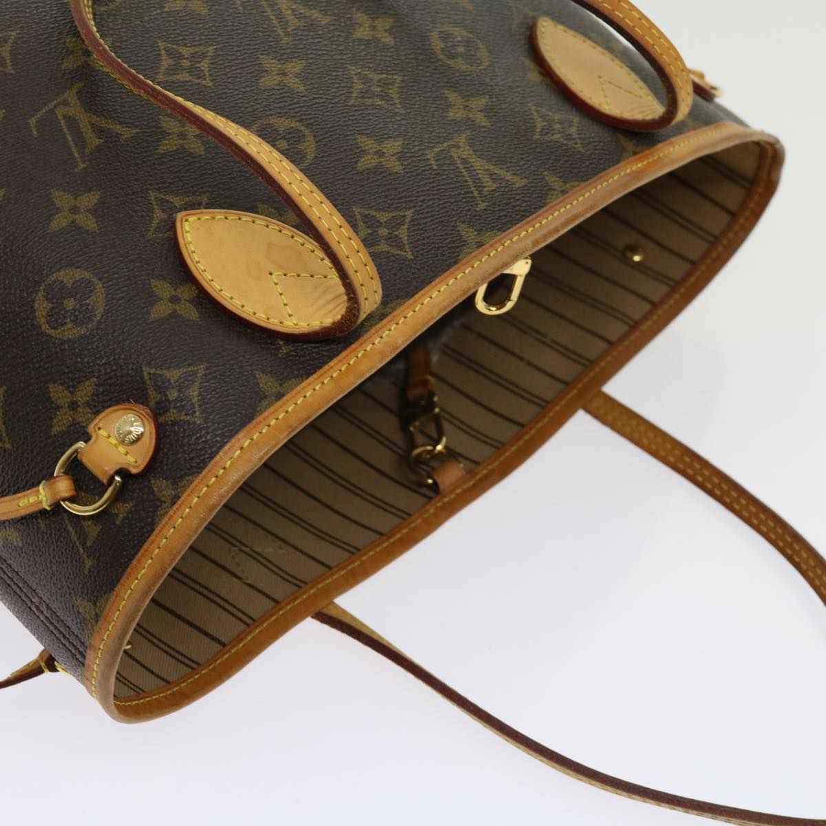 LOUIS VUITTON Monogram Neverfull PM Tote Bag M40155 LV Auth 62897A