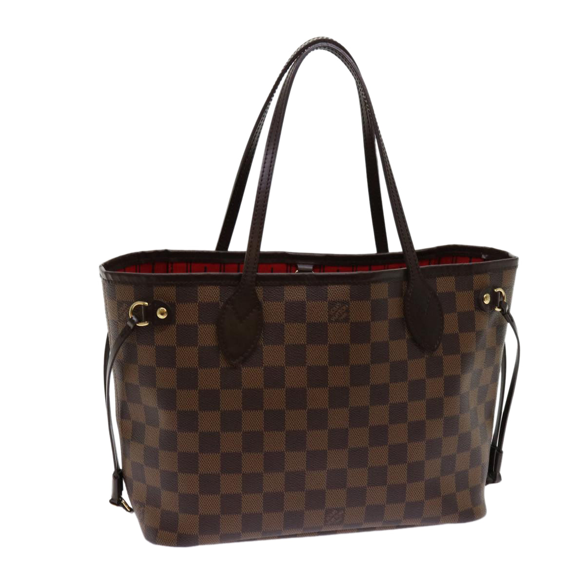 LOUIS VUITTON Damier Ebene Neverfull PM Tote Bag N51109 LV Auth 62898A