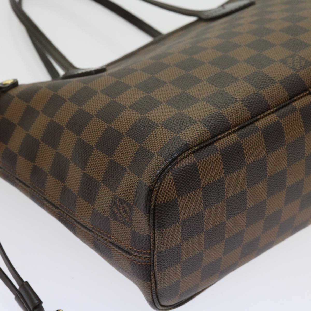 LOUIS VUITTON Damier Ebene Neverfull PM Tote Bag N51109 LV Auth 62898A