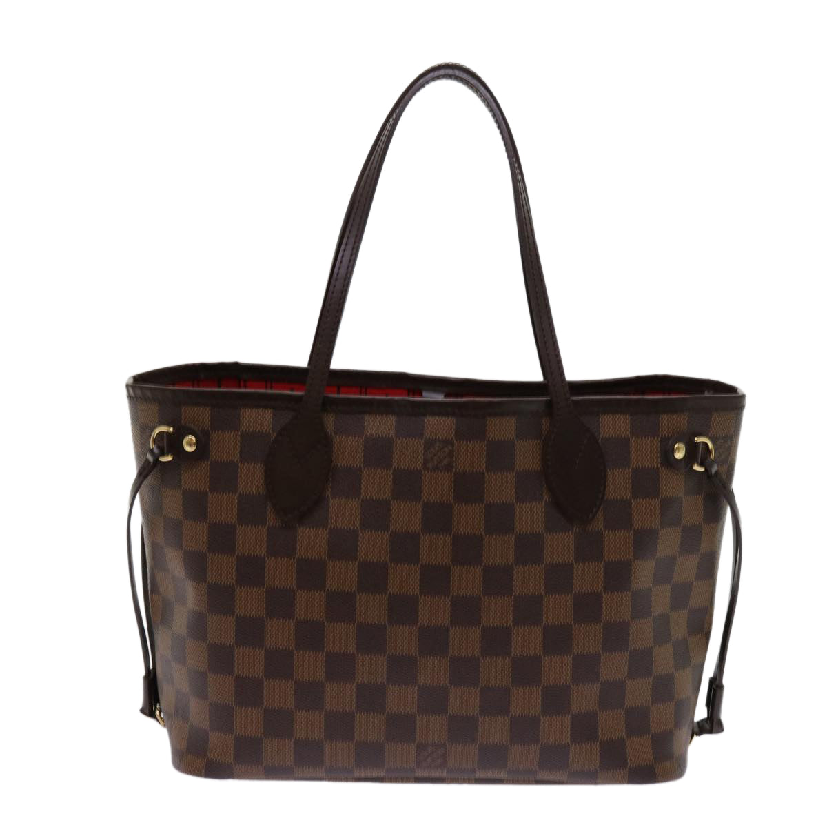 LOUIS VUITTON Damier Ebene Neverfull PM Tote Bag N51109 LV Auth 62898A