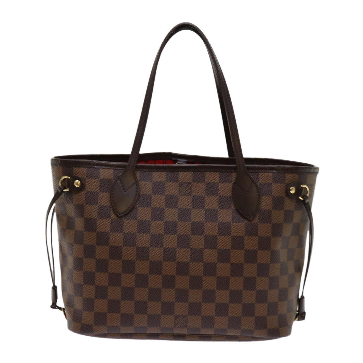 LOUIS VUITTON Damier Ebene Neverfull PM Tote Bag N51109 LV Auth 62898A