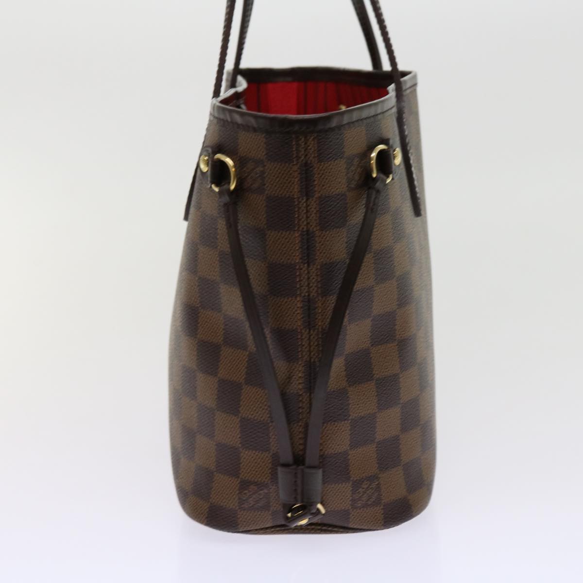 LOUIS VUITTON Damier Ebene Neverfull PM Tote Bag N51109 LV Auth 62898A