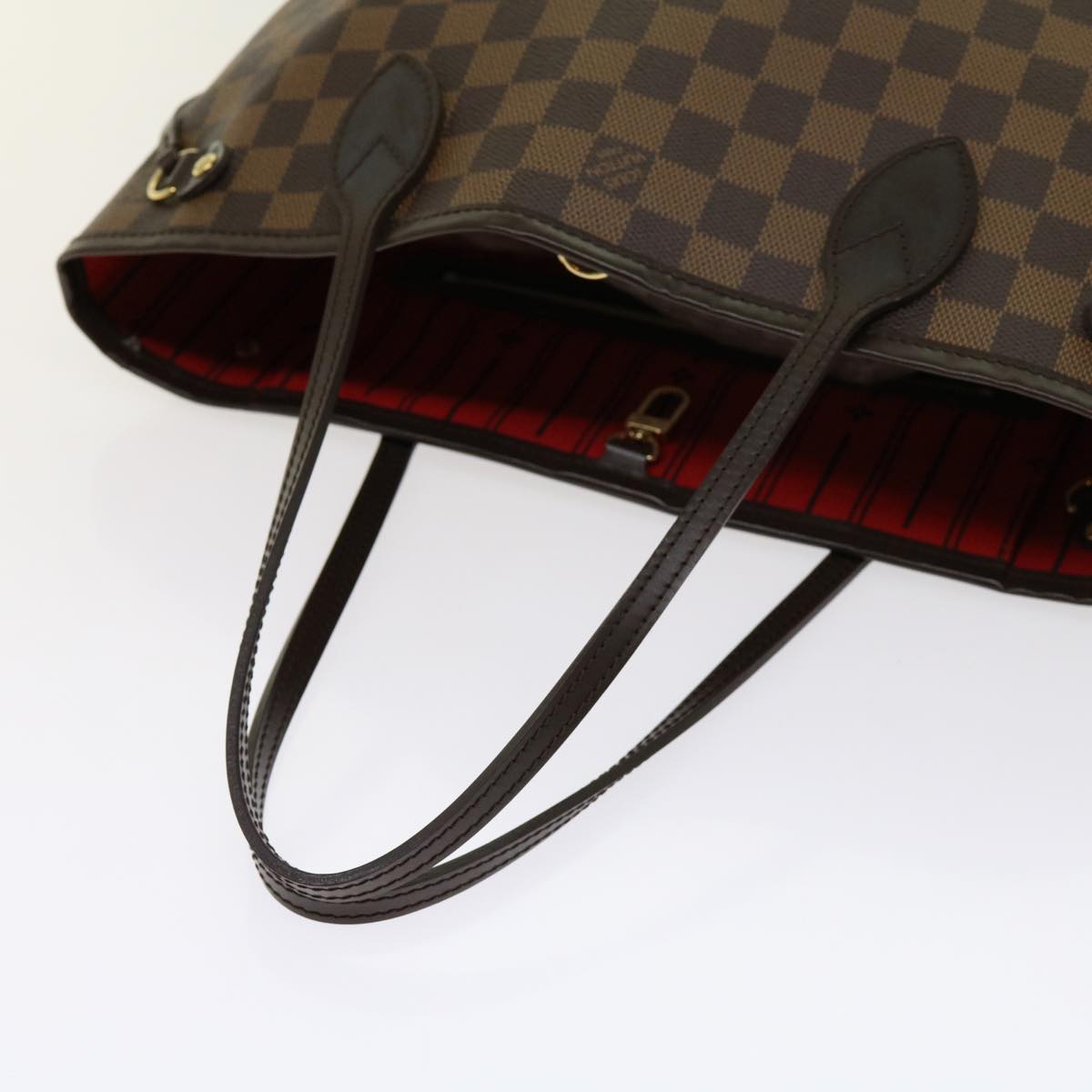 LOUIS VUITTON Damier Ebene Neverfull PM Tote Bag N51109 LV Auth 62898A