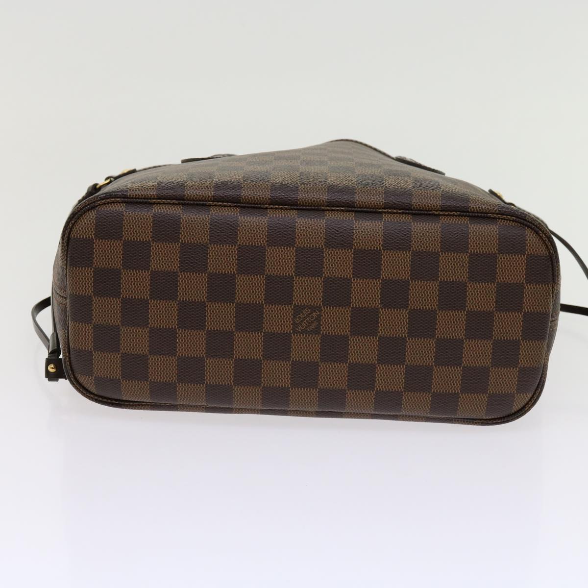 LOUIS VUITTON Damier Ebene Neverfull PM Tote Bag N51109 LV Auth 62898A