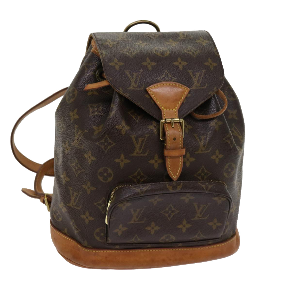 LOUIS VUITTON Monogram Montsouris MM Backpack M51136 LV Auth 62906