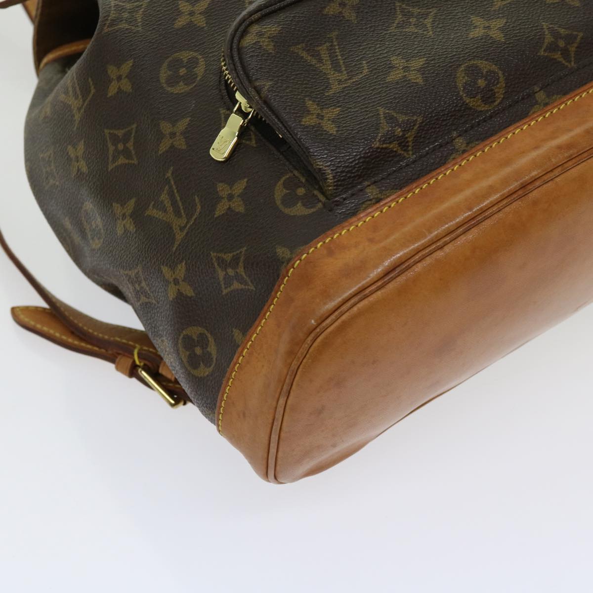 LOUIS VUITTON Monogram Montsouris MM Backpack M51136 LV Auth 62906