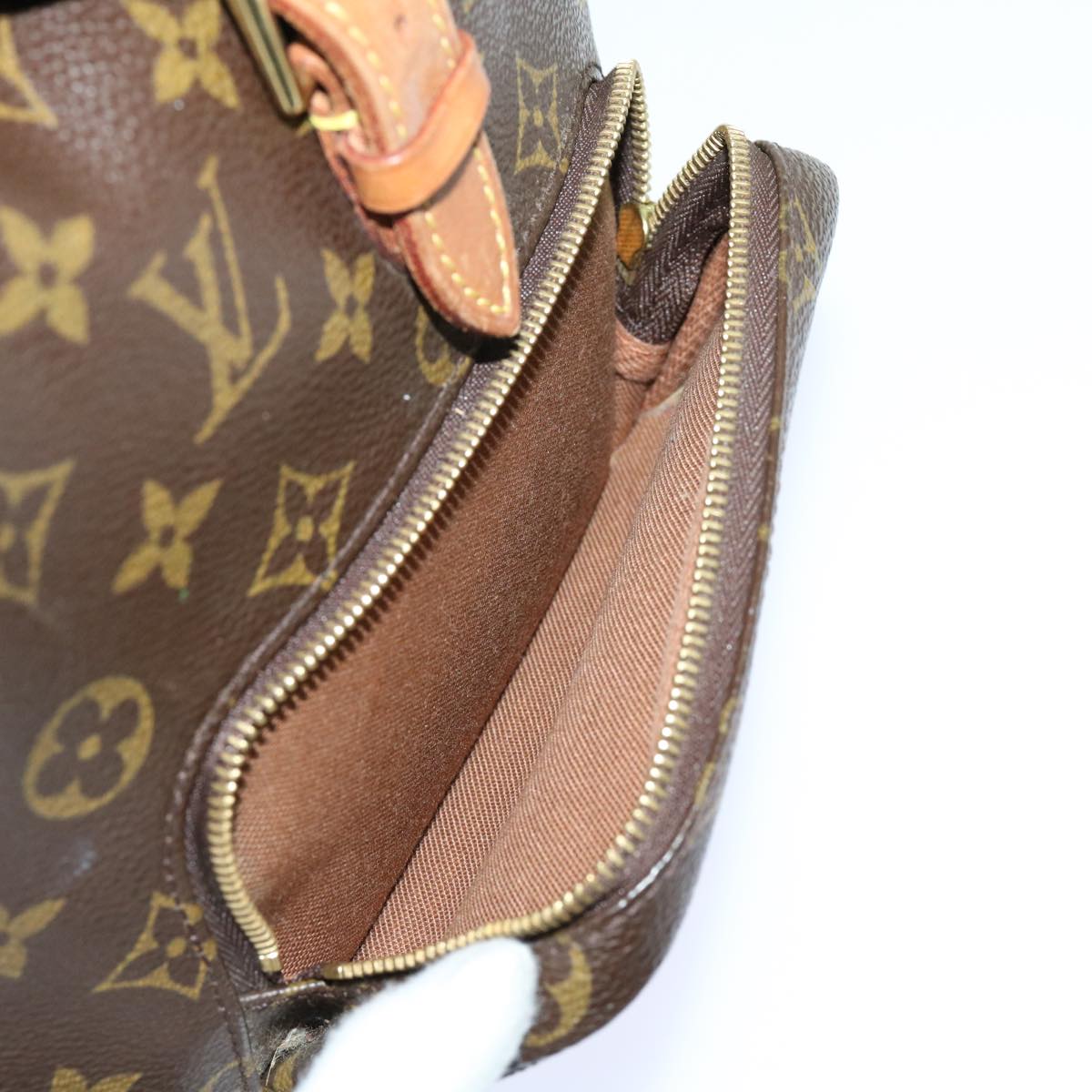 LOUIS VUITTON Monogram Montsouris MM Backpack M51136 LV Auth 62906