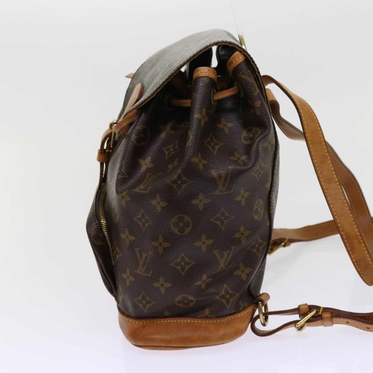 LOUIS VUITTON Monogram Montsouris MM Backpack M51136 LV Auth 62906