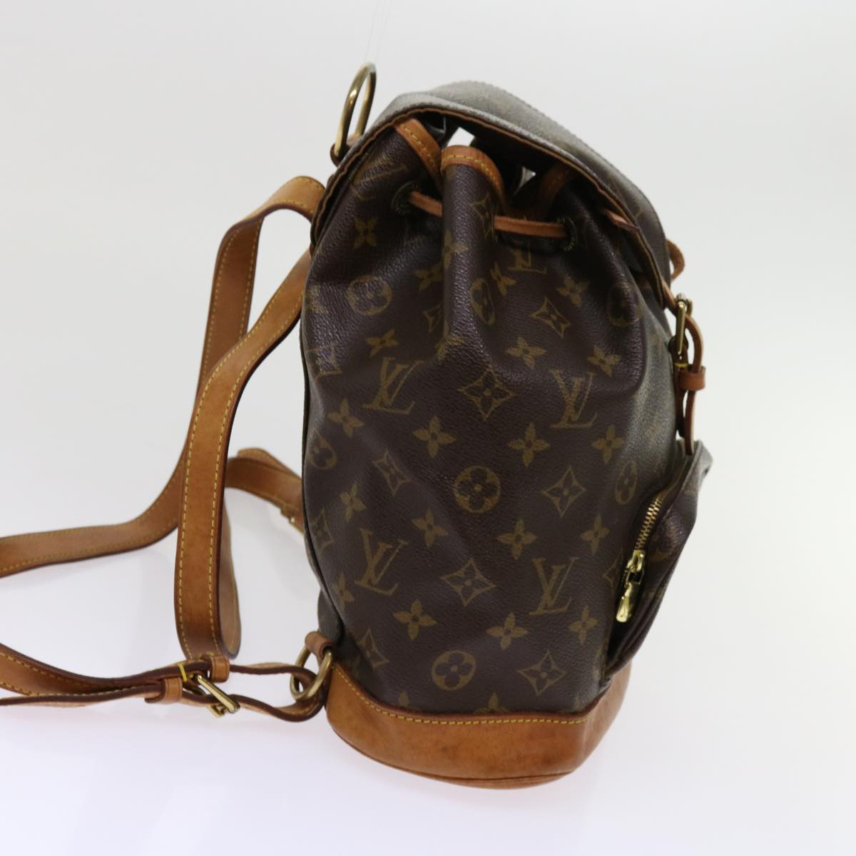 LOUIS VUITTON Monogram Montsouris MM Backpack M51136 LV Auth 62906