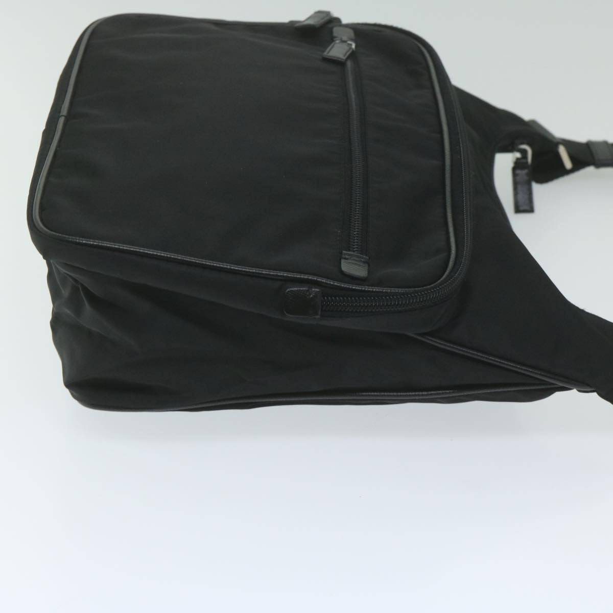 PRADA Shoulder Bag Nylon Black Auth 62908