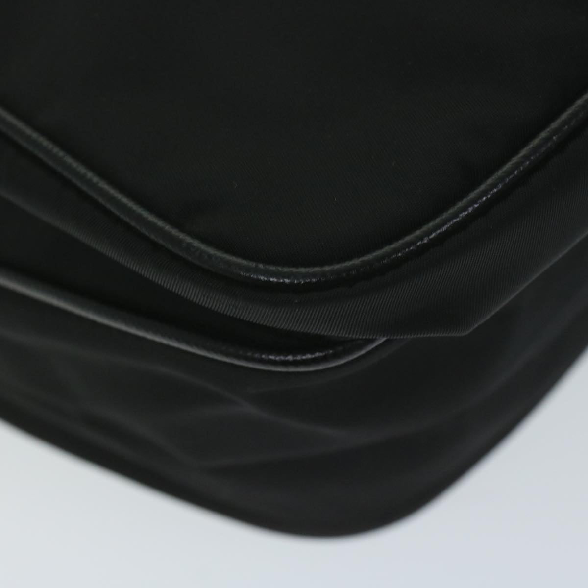 PRADA Shoulder Bag Nylon Black Auth 62908