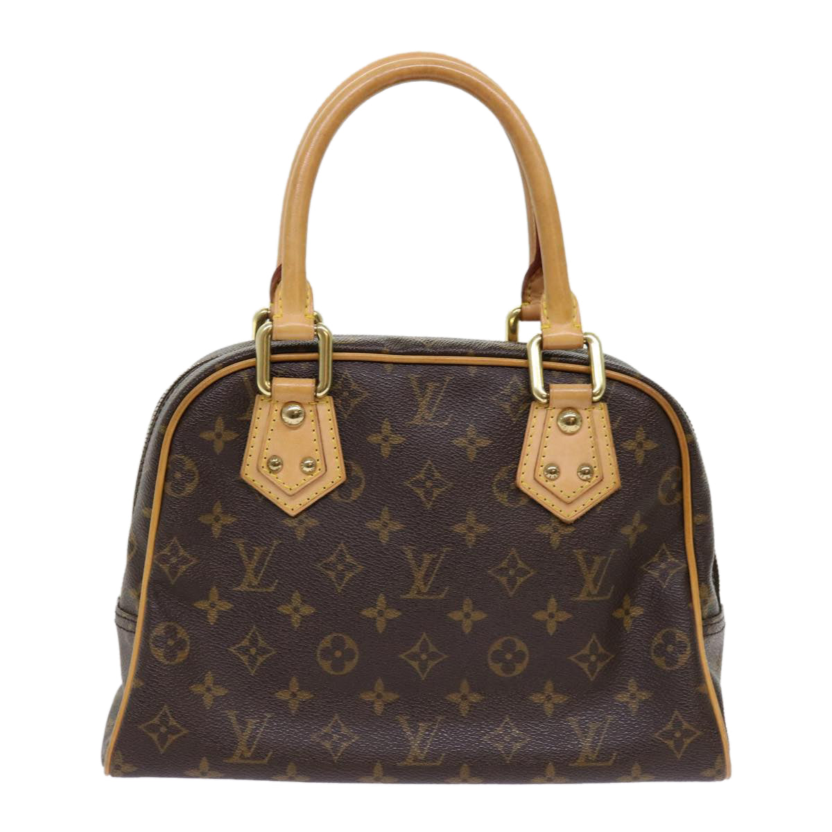 LOUIS VUITTON Monogram Manhattan PM Hand Bag M40026 LV Auth 62912