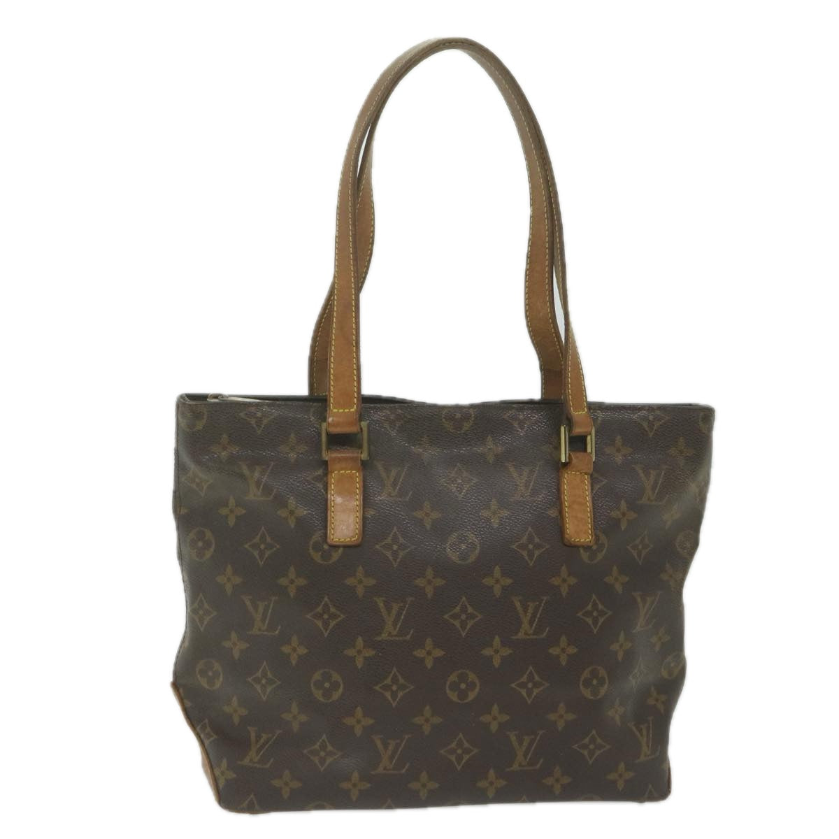 LOUIS VUITTON Monogram Cabas Piano Tote Bag M51148 LV Auth 62948