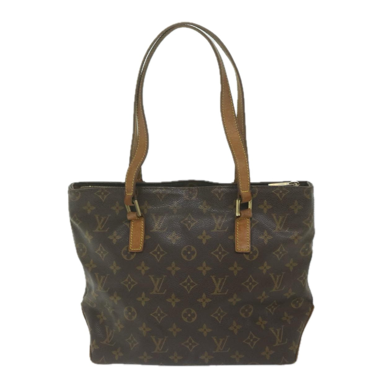 LOUIS VUITTON Monogram Cabas Piano Tote Bag M51148 LV Auth 62948