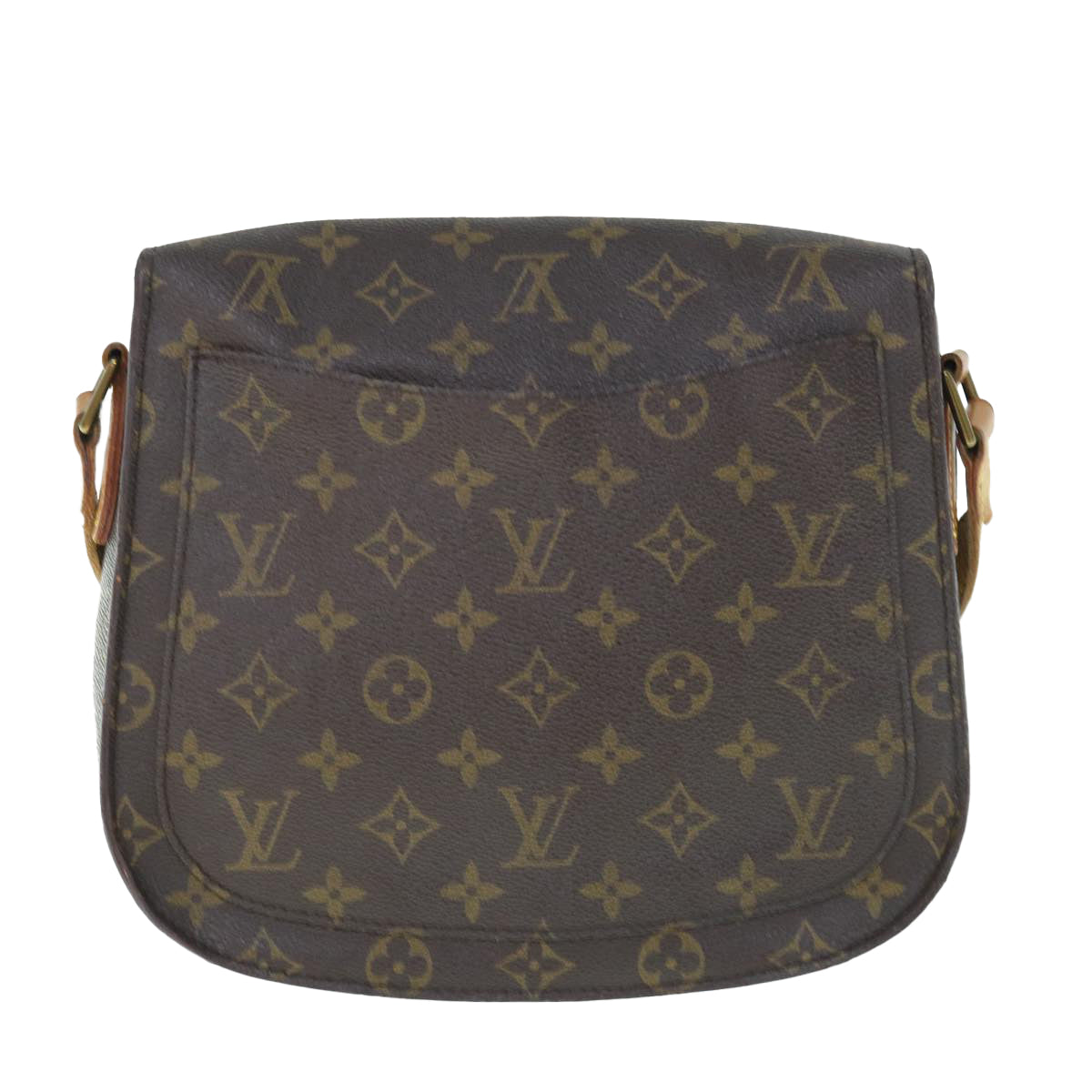 LOUIS VUITTON Monogram Saint Cloud GM Shoulder Bag M51242 LV Auth 62951