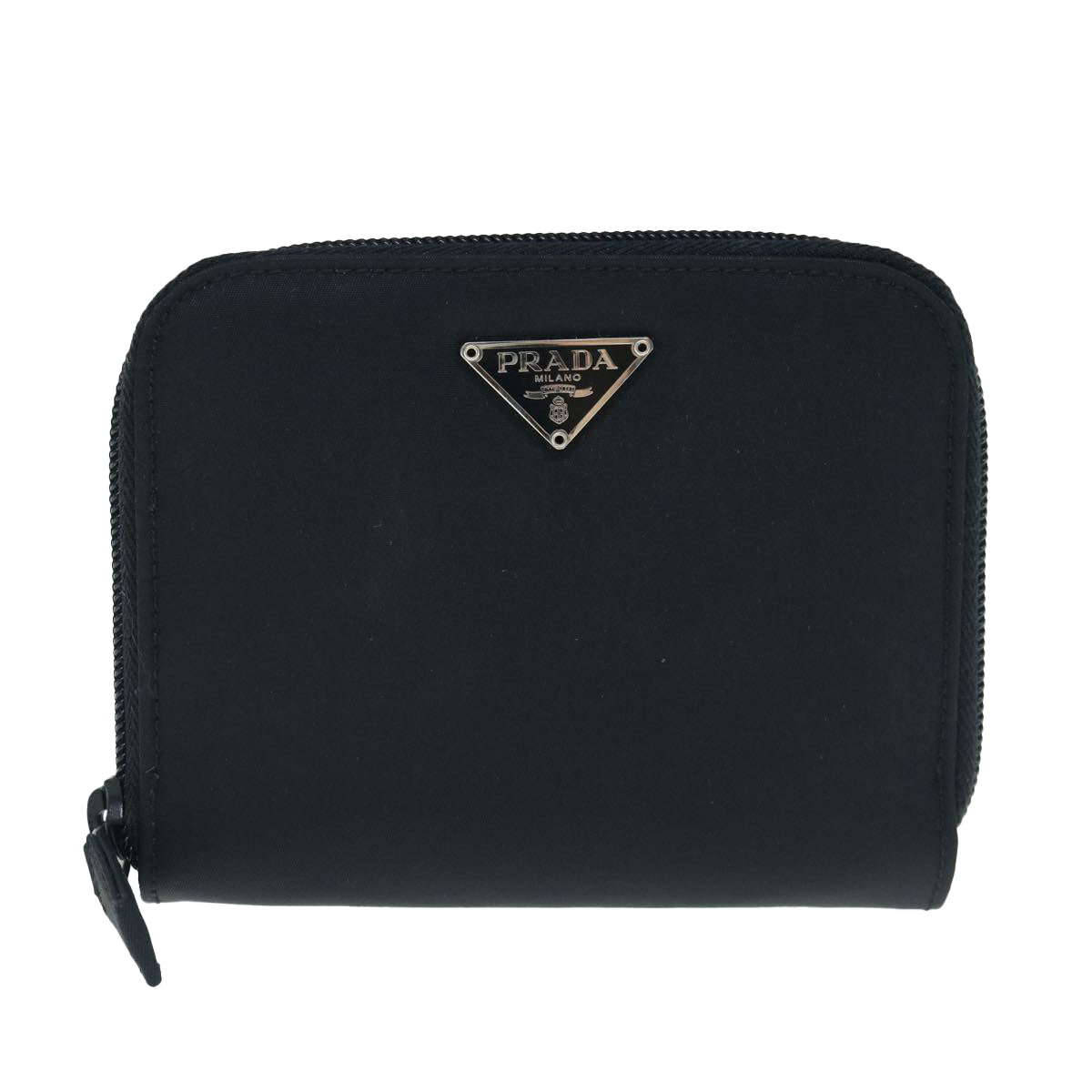 PRADA Wallet Nylon Black Auth 62990