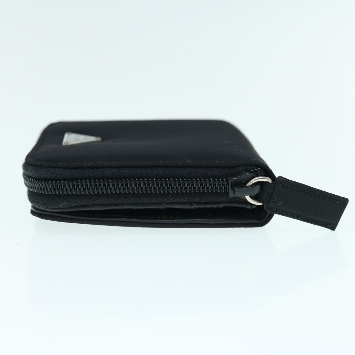 PRADA Wallet Nylon Black Auth 62990