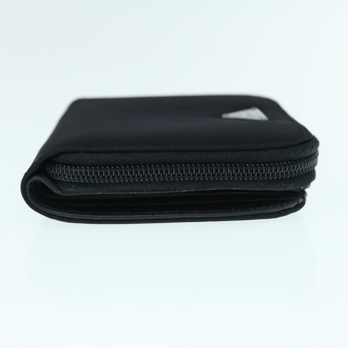 PRADA Wallet Nylon Black Auth 62990