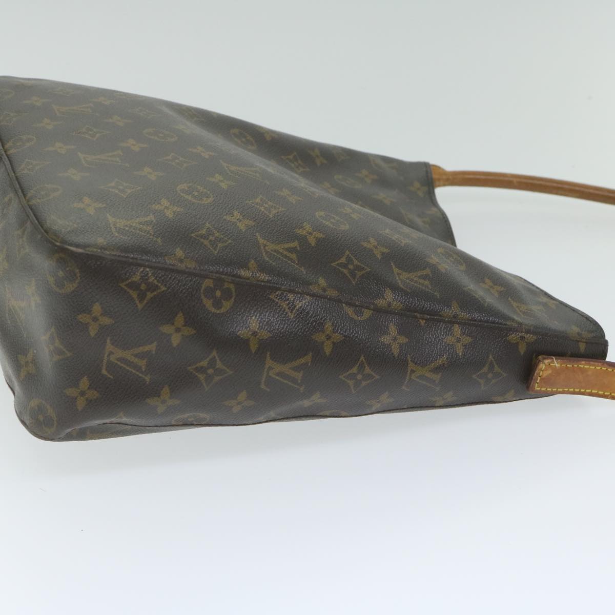 LOUIS VUITTON Monogram Looping GM Shoulder Bag M51145 LV Auth 63030