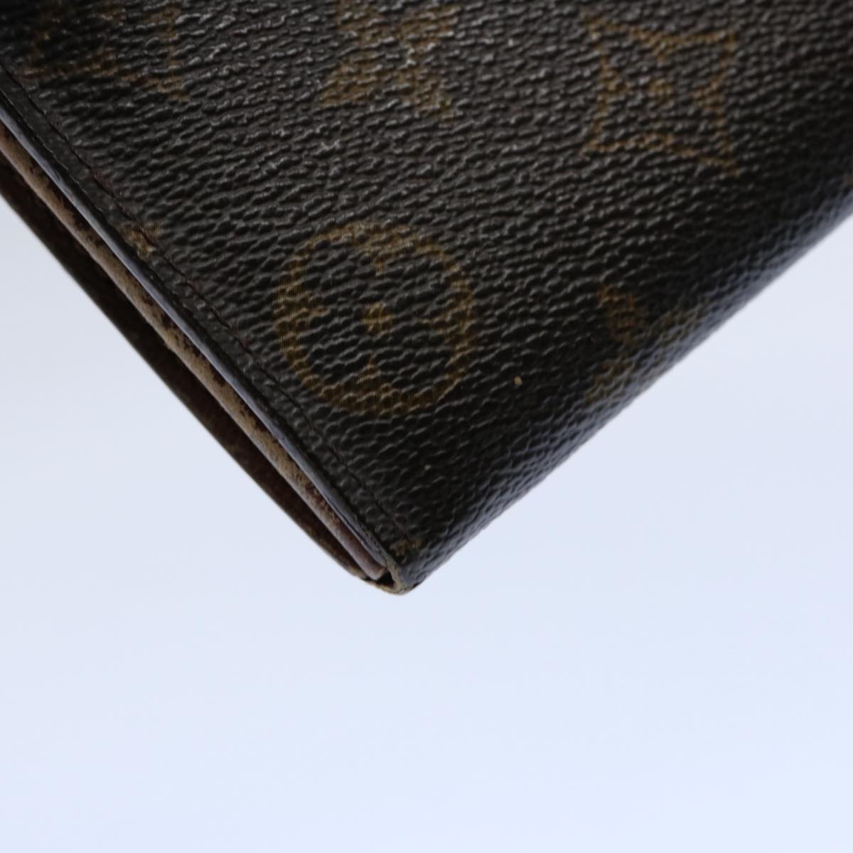 LOUIS VUITTON Monogram Pochette Porte Monnaie Credit Wallet M61725 Auth 63037