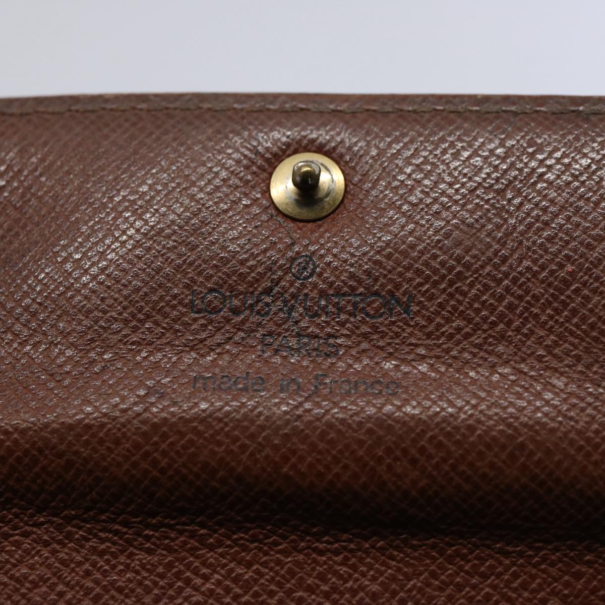 LOUIS VUITTON Monogram Pochette Porte Monnaie Credit Wallet M61725 Auth 63037