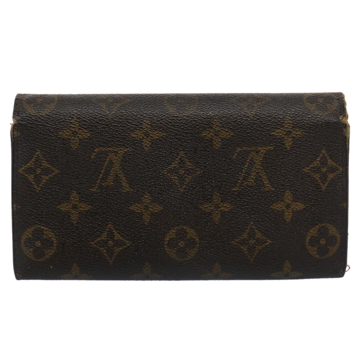 LOUIS VUITTON Monogram Pochette Porte Monnaie Credit Wallet M61725 Auth 63037