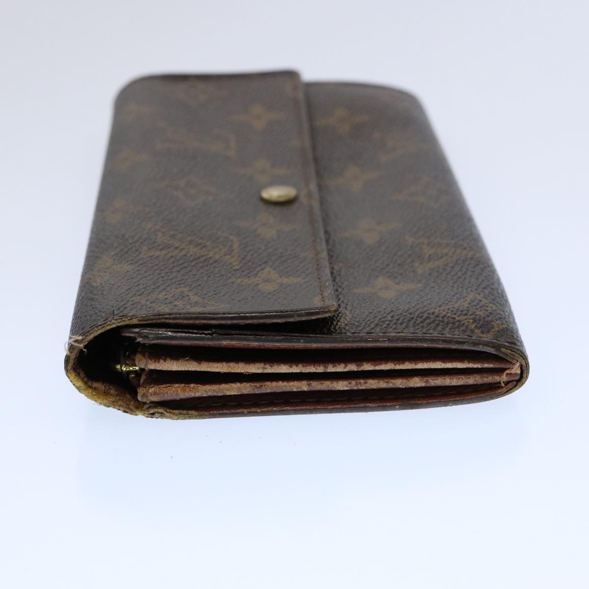 LOUIS VUITTON Monogram Pochette Porte Monnaie Credit Wallet M61725 Auth 63037