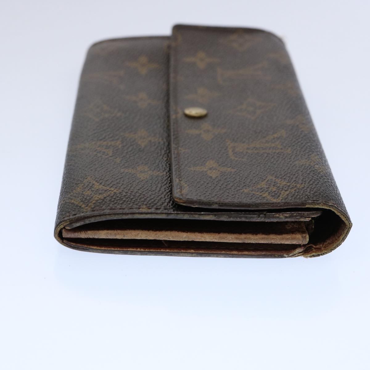 LOUIS VUITTON Monogram Pochette Porte Monnaie Credit Wallet M61725 Auth 63037