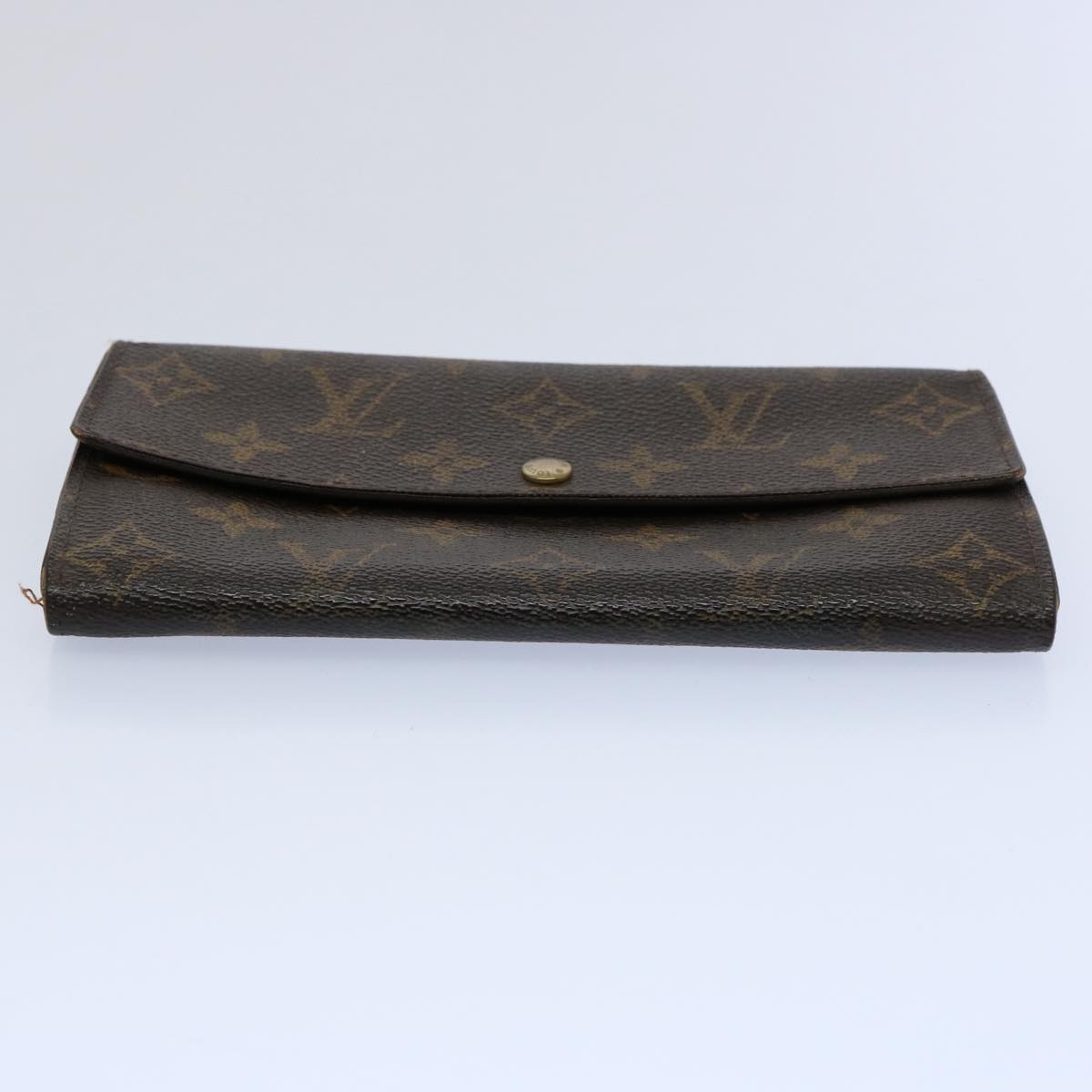 LOUIS VUITTON Monogram Pochette Porte Monnaie Credit Wallet M61725 Auth 63037