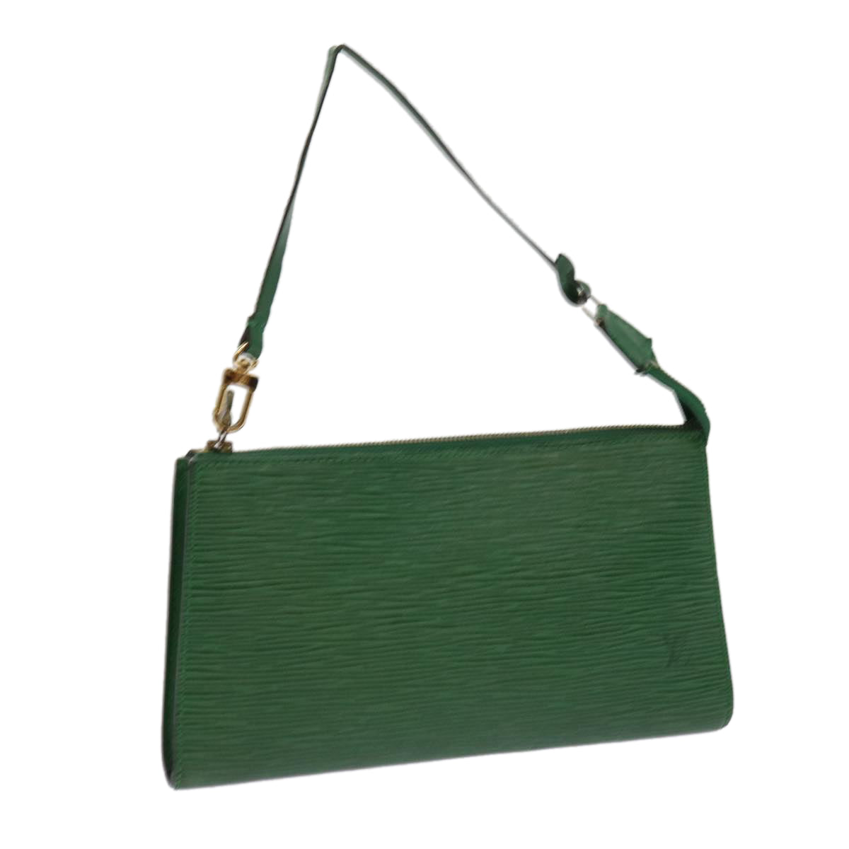 LOUIS VUITTON Epi Pochette Accessoires Pouch Green M52984 LV Auth 63051