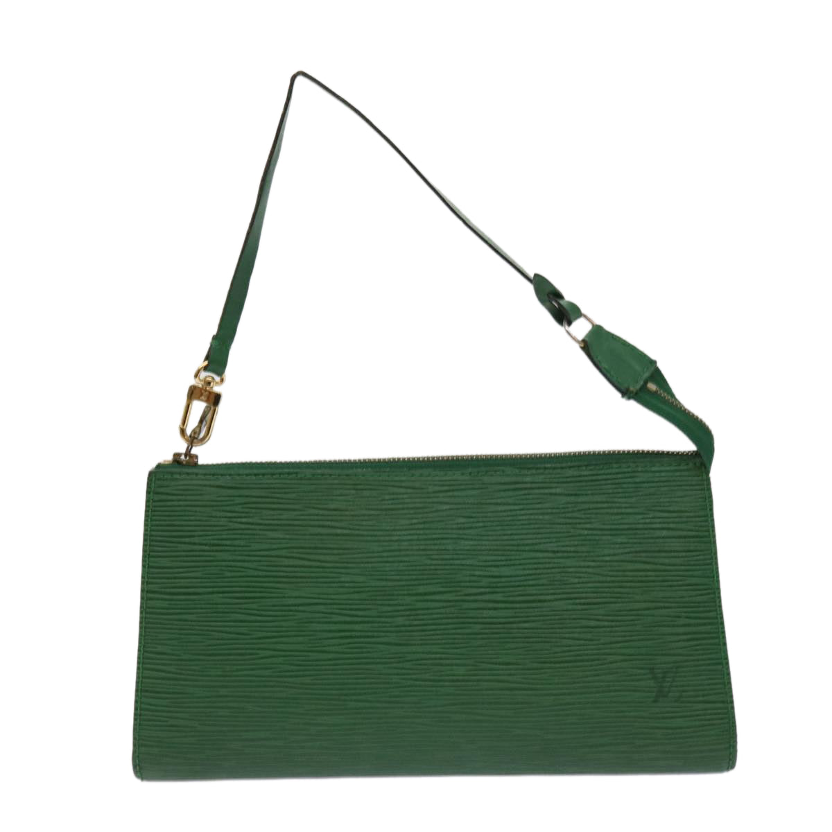 LOUIS VUITTON Epi Pochette Accessoires Pouch Green M52984 LV Auth 63051