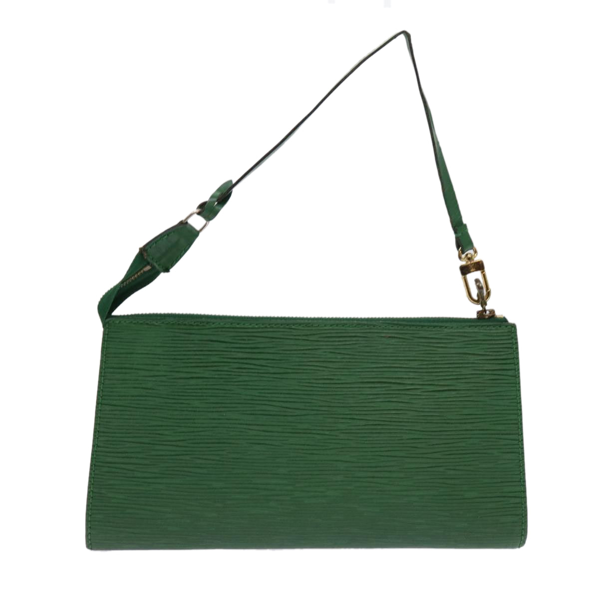 LOUIS VUITTON Epi Pochette Accessoires Pouch Green M52984 LV Auth 63051