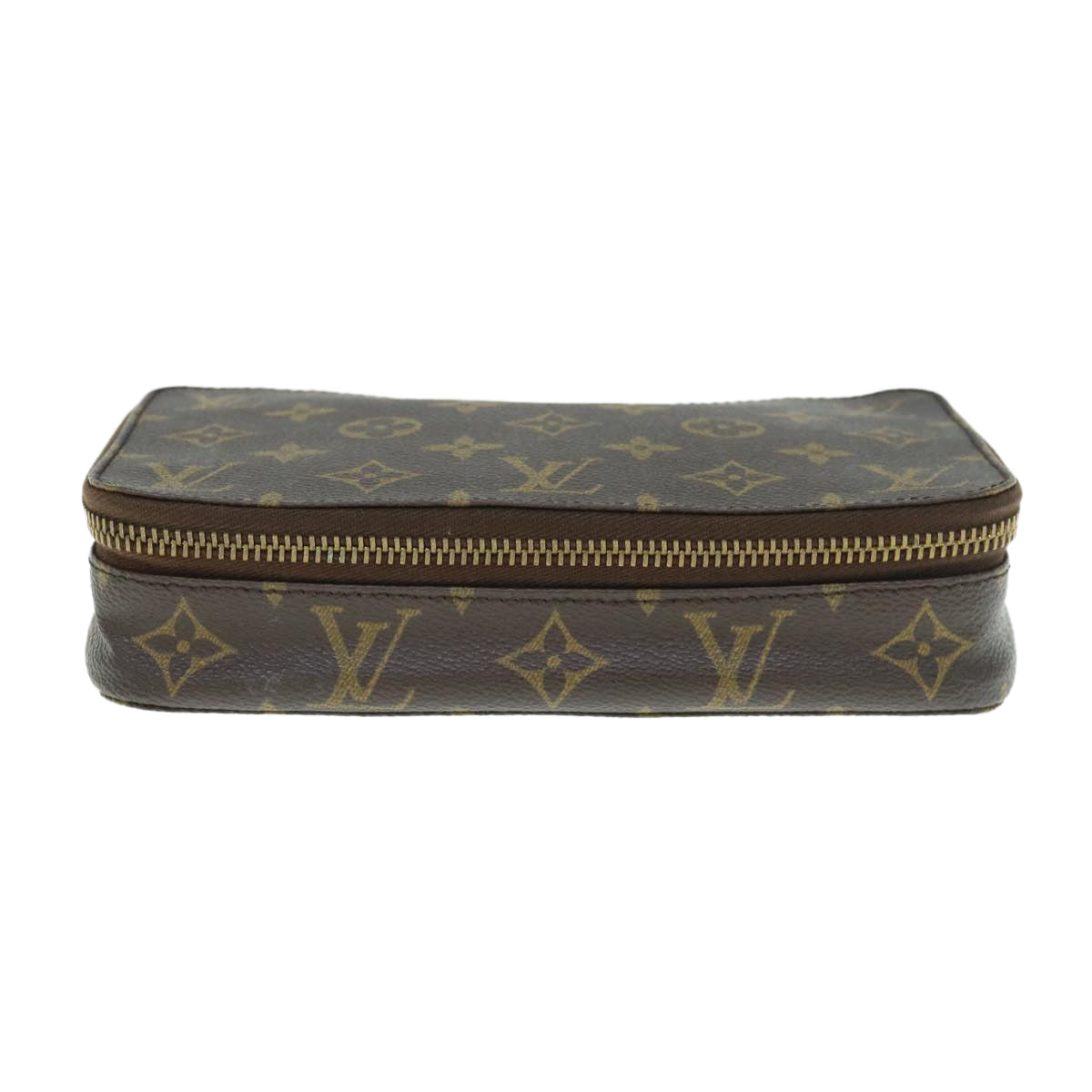 LOUIS VUITTON Monogram Monte Carlo Jewelry Box Vintage M47350 LV Auth 63057