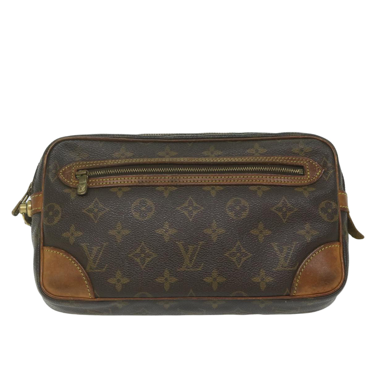 LOUIS VUITTON Monogram Marly Dragonne GM Clutch Bag M51825 LV Auth 63061