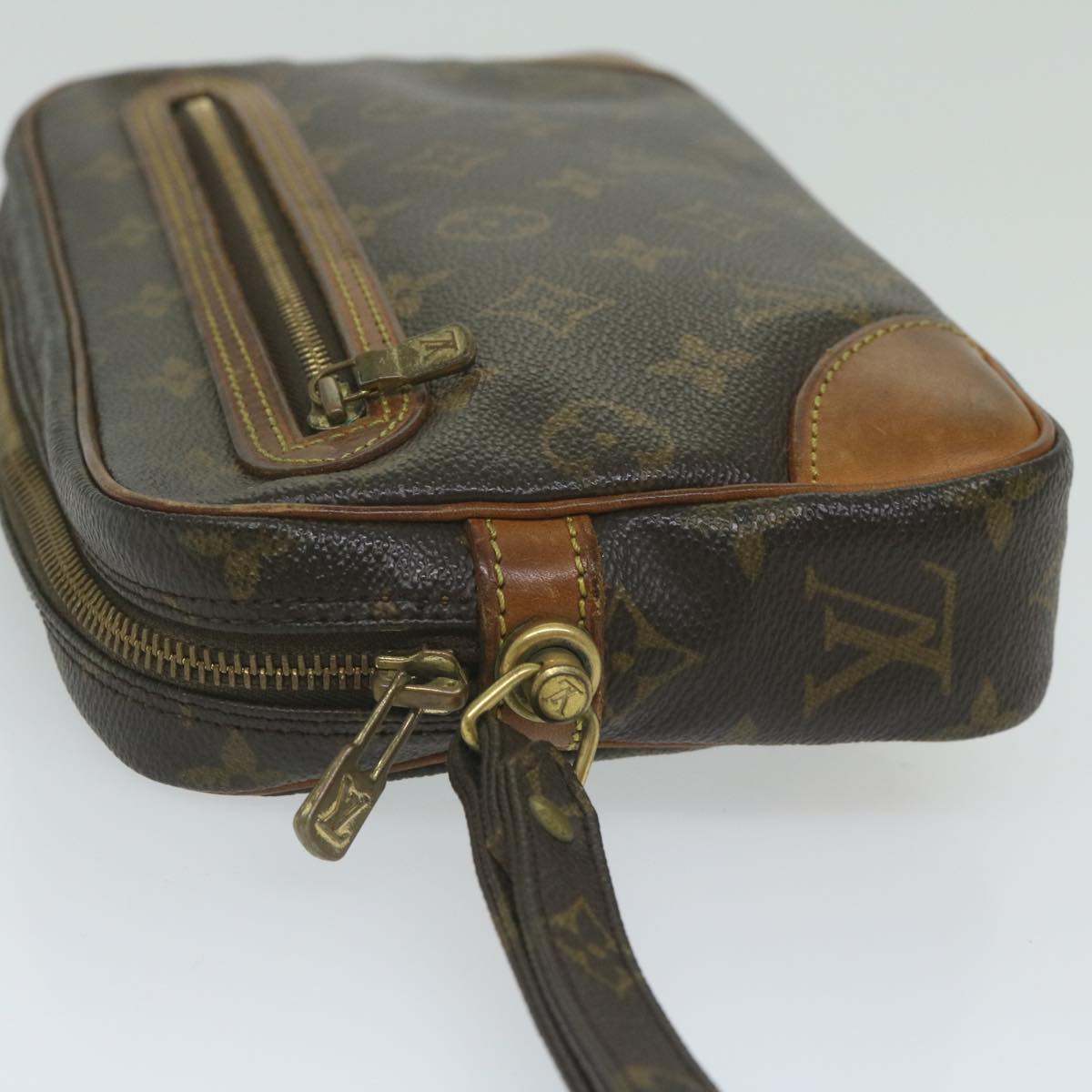 LOUIS VUITTON Monogram Marly Dragonne GM Clutch Bag M51825 LV Auth 63061