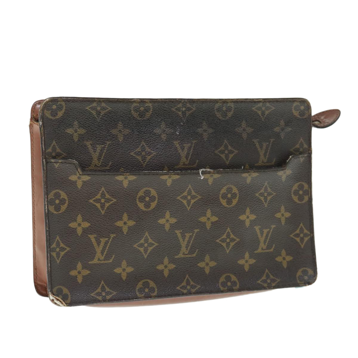 LOUIS VUITTON Monogram Pochette Homme Clutch Bag M51795 LV Auth 63063