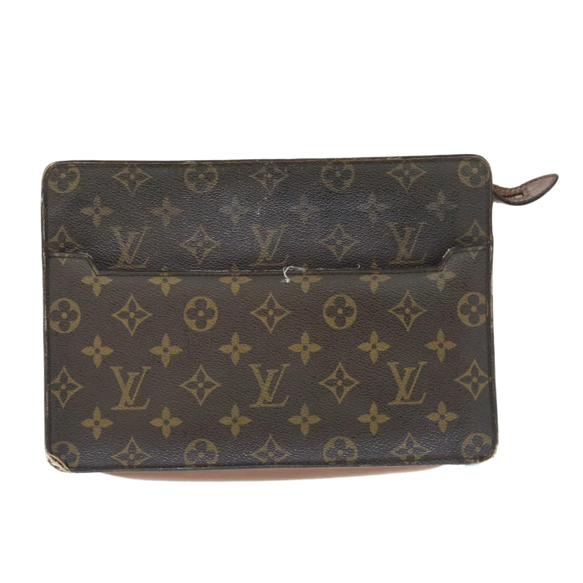 LOUIS VUITTON Monogram Pochette Homme Clutch Bag M51795 LV Auth 63063