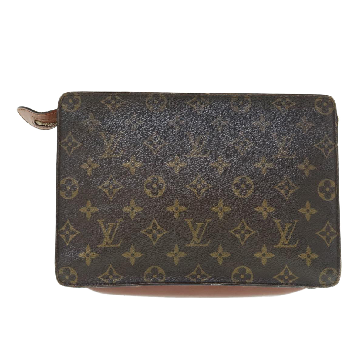 LOUIS VUITTON Monogram Pochette Homme Clutch Bag M51795 LV Auth 63063