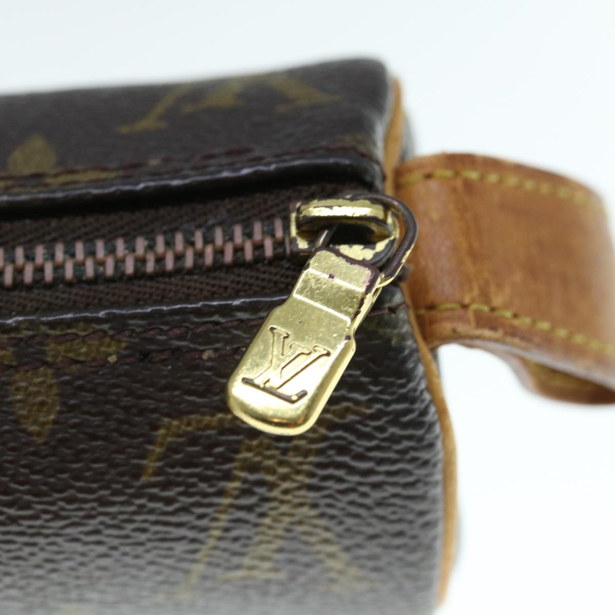 LOUIS VUITTON Monogram Trousse Rondo Pouch M47630 LV Auth 63071