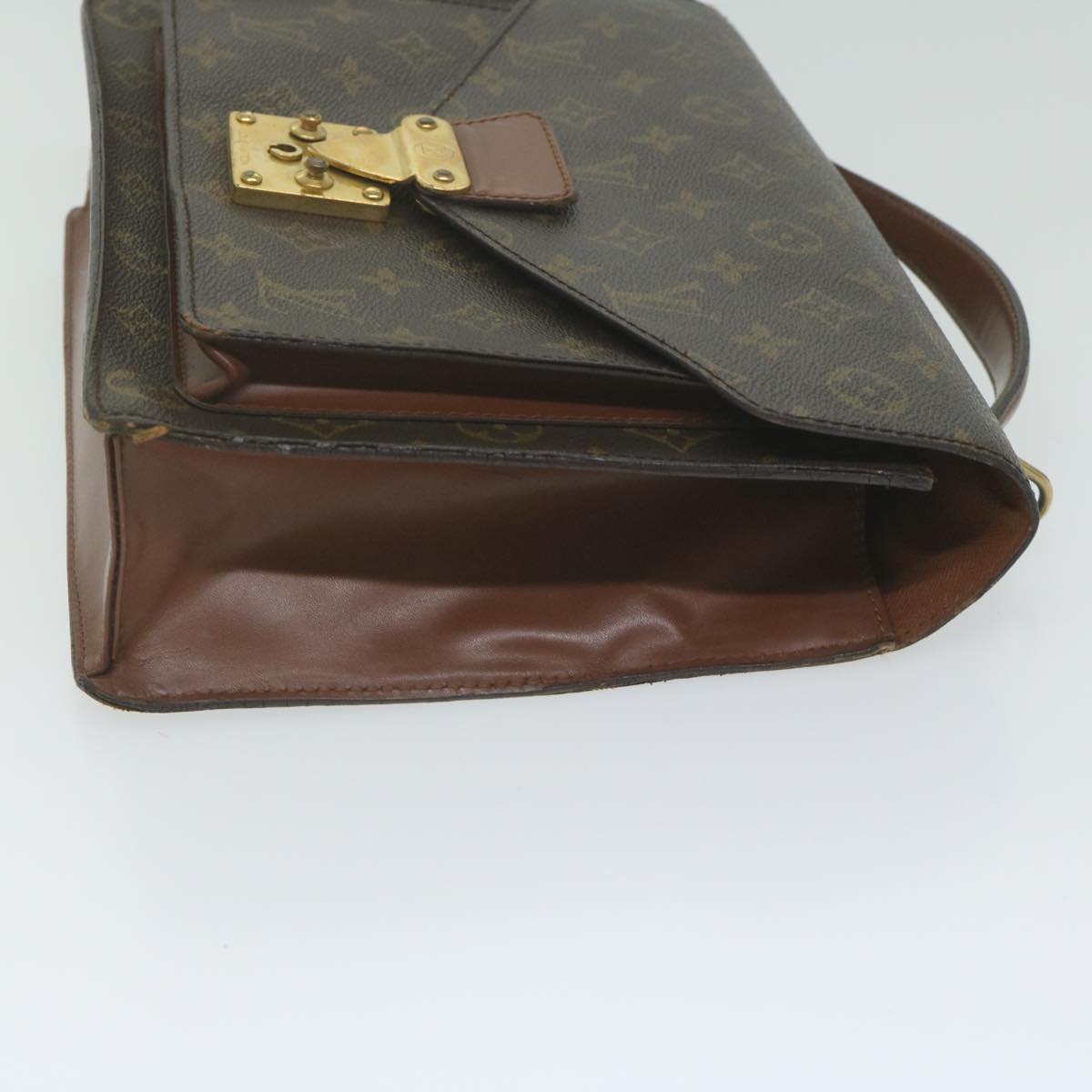 LOUIS VUITTON Monogram Monceau 28 Hand Bag 2way M51185 LV Auth 63078