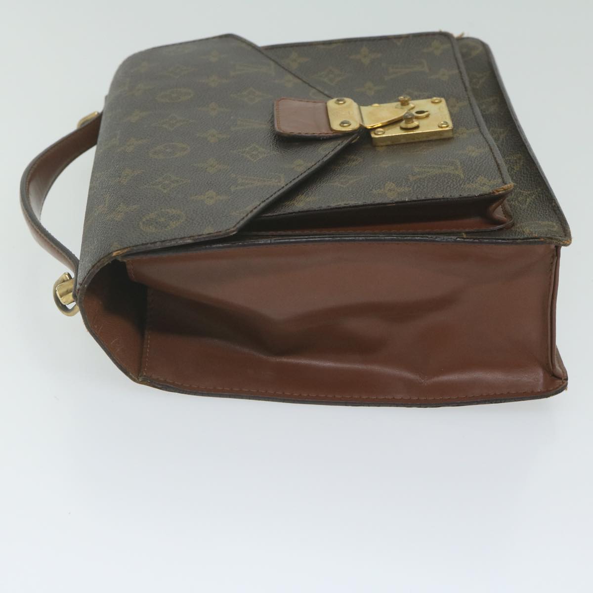 LOUIS VUITTON Monogram Monceau 28 Hand Bag 2way M51185 LV Auth 63078