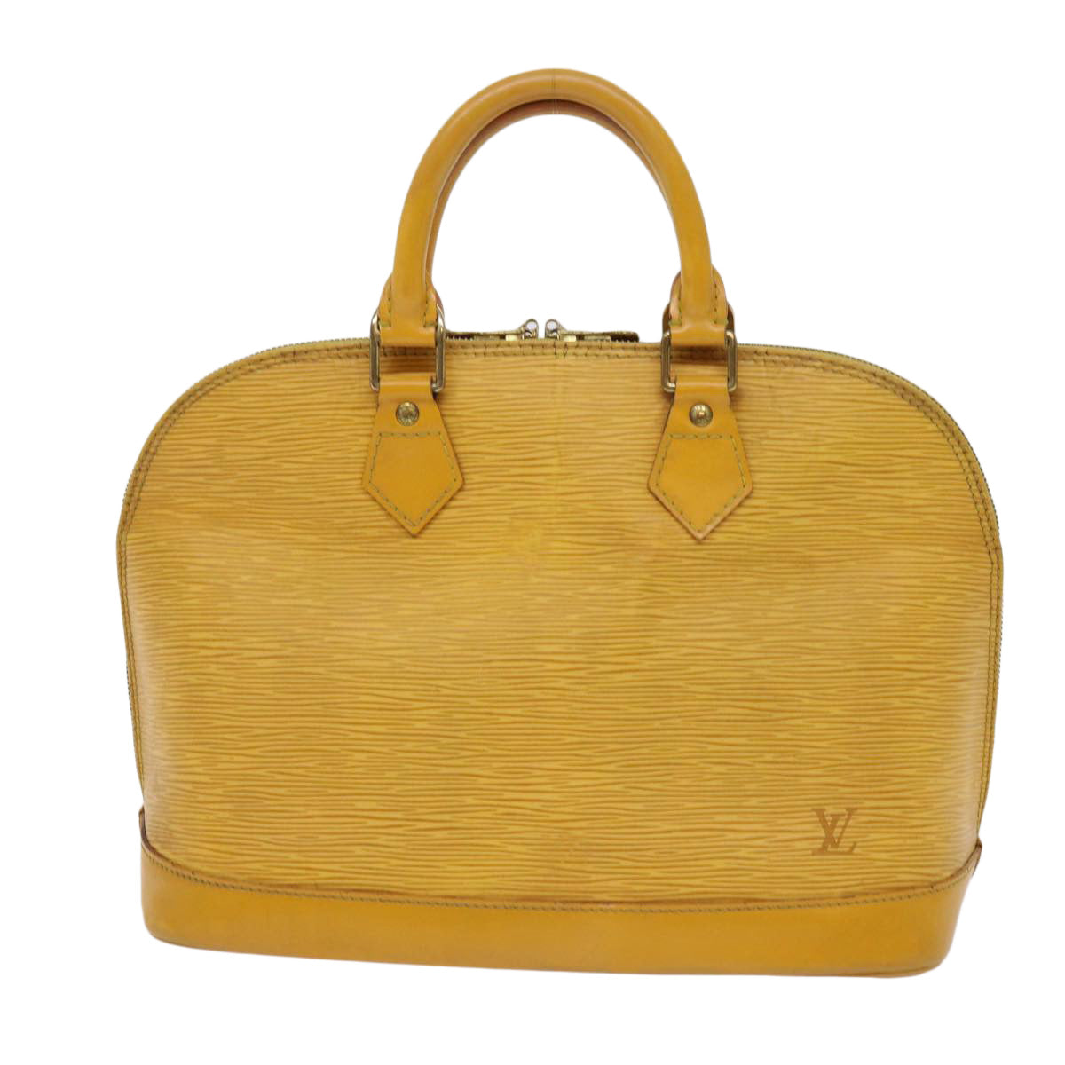 LOUIS VUITTON Epi Alma Hand Bag Tassili Yellow M52149 LV Auth 63105