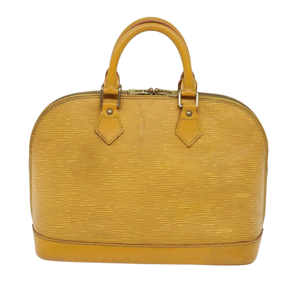 LOUIS VUITTON Epi Alma Hand Bag Tassili Yellow M52149 LV Auth 63105