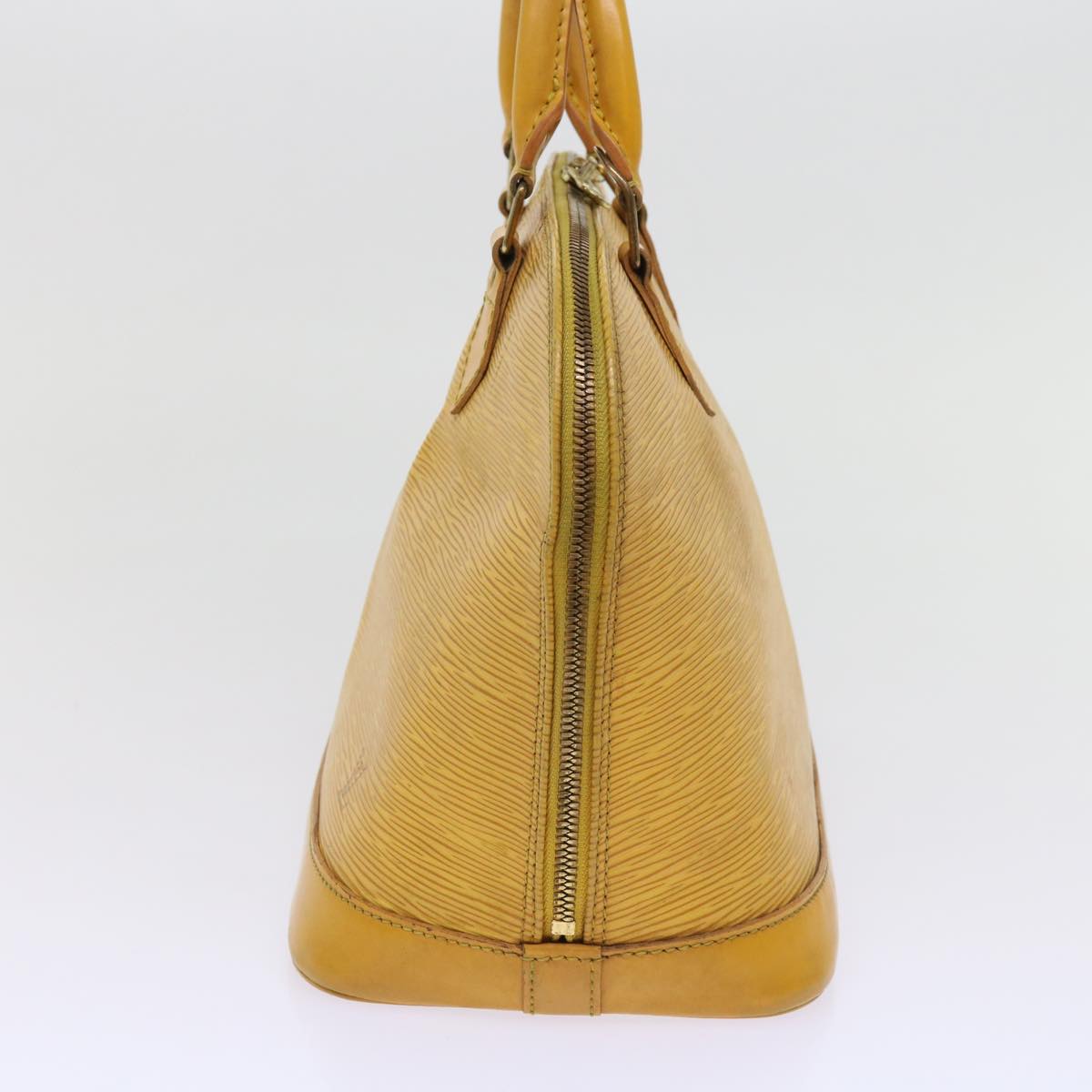 LOUIS VUITTON Epi Alma Hand Bag Tassili Yellow M52149 LV Auth 63105