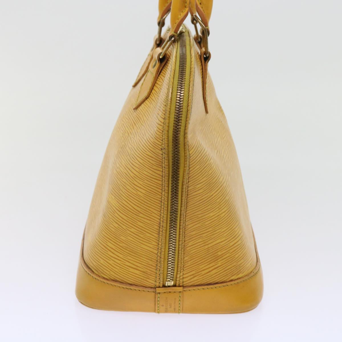 LOUIS VUITTON Epi Alma Hand Bag Tassili Yellow M52149 LV Auth 63105