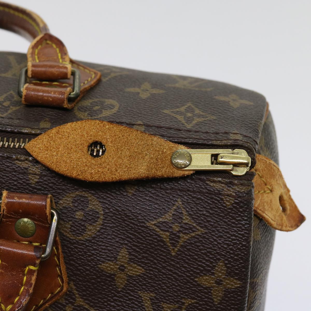 LOUIS VUITTON Monogram Speedy 30 Hand Bag M41526 LV Auth 63120