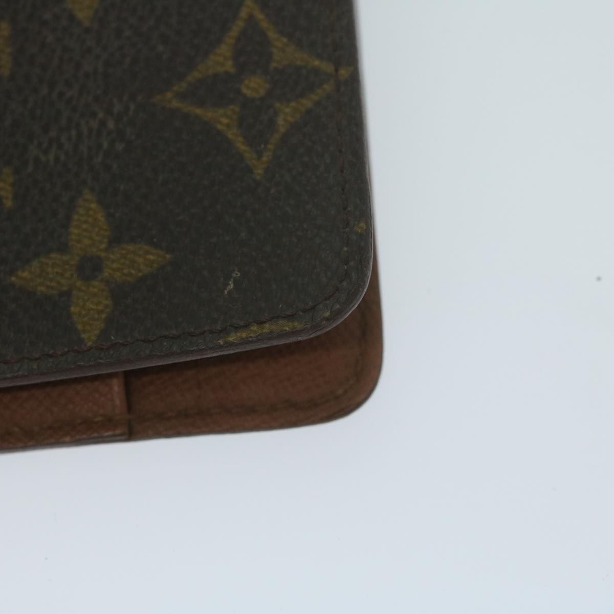 LOUIS VUITTON Monogram Agenda MM Day Planner Cover R20105 LV Auth 63146