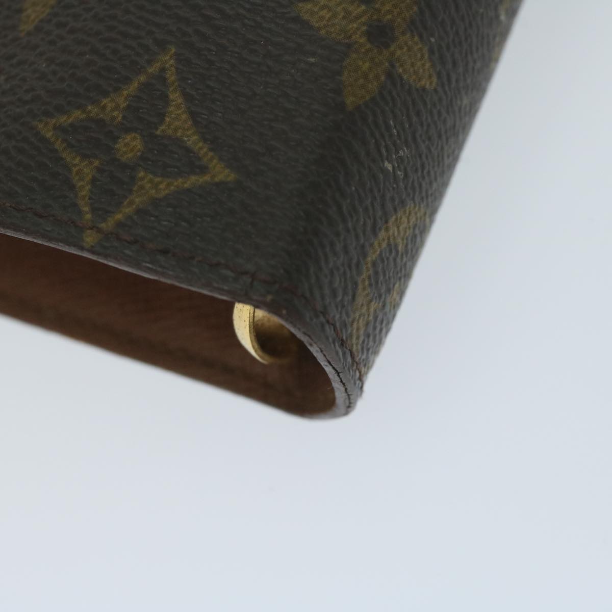 LOUIS VUITTON Monogram Agenda MM Day Planner Cover R20105 LV Auth 63146