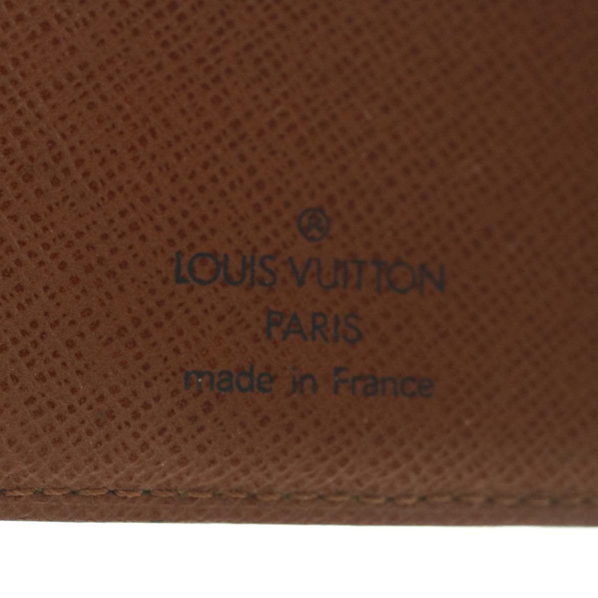 LOUIS VUITTON Monogram Agenda MM Day Planner Cover R20105 LV Auth 63146